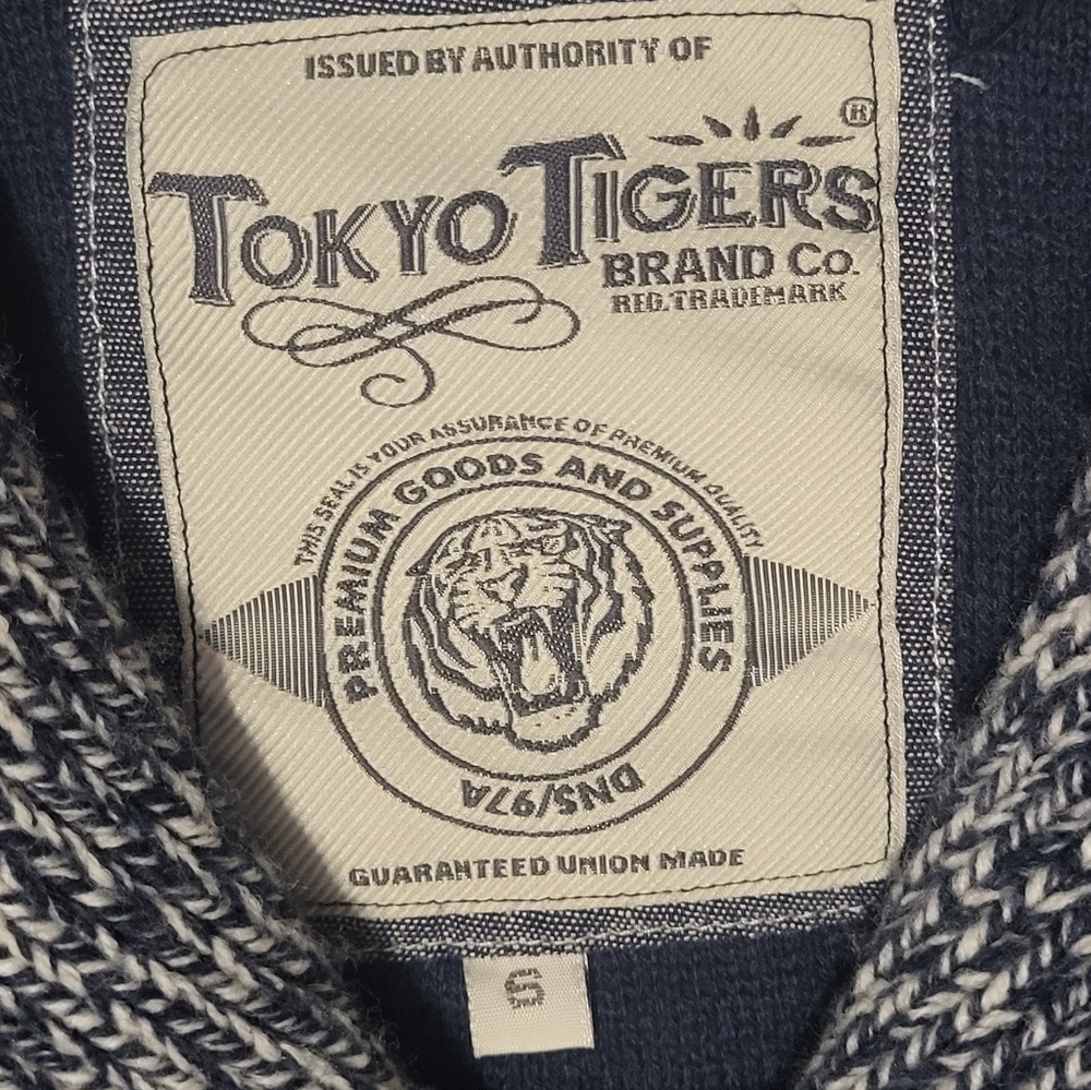 Tokyo Tigers Women’s S Heavy Knit Wool Blend Sweater Union Made Long Sleeve C27 - Picture 5 of 7